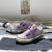 Baskets femme toile rétro chic