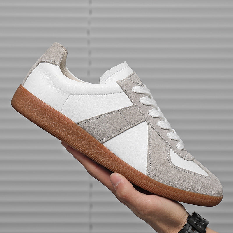 Baskets Blanches Retro Unisexes | Style Japonais Minimaliste
