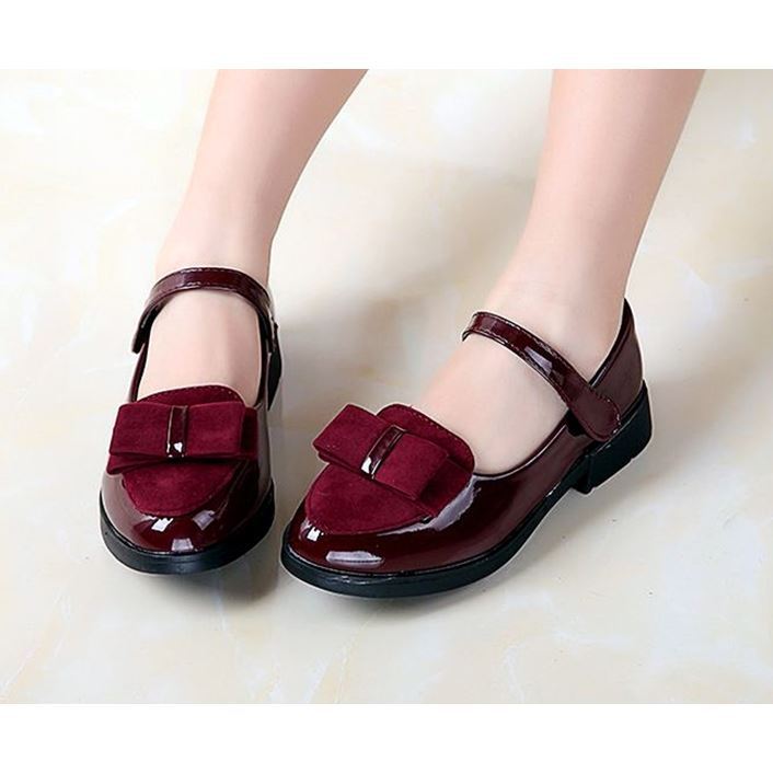 Baskets fille cuir princesse