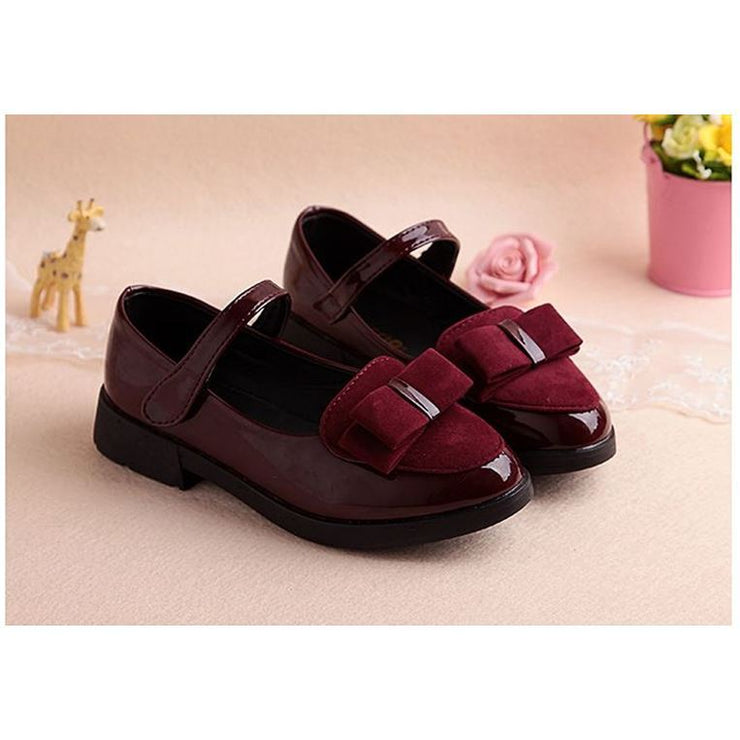 Baskets fille cuir princesse