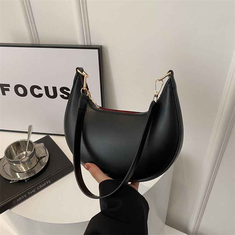 Sac Croissant Texture Femme | Bandouliere Tendance
