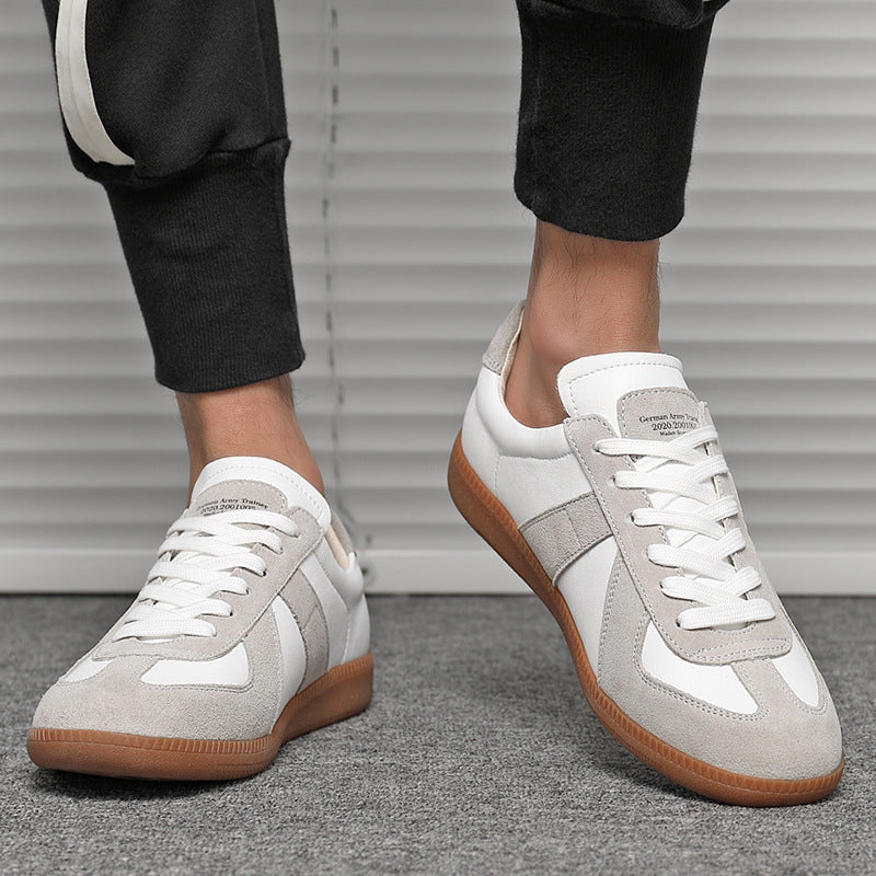 Baskets Blanches Retro Unisexes | Style Japonais Minimaliste