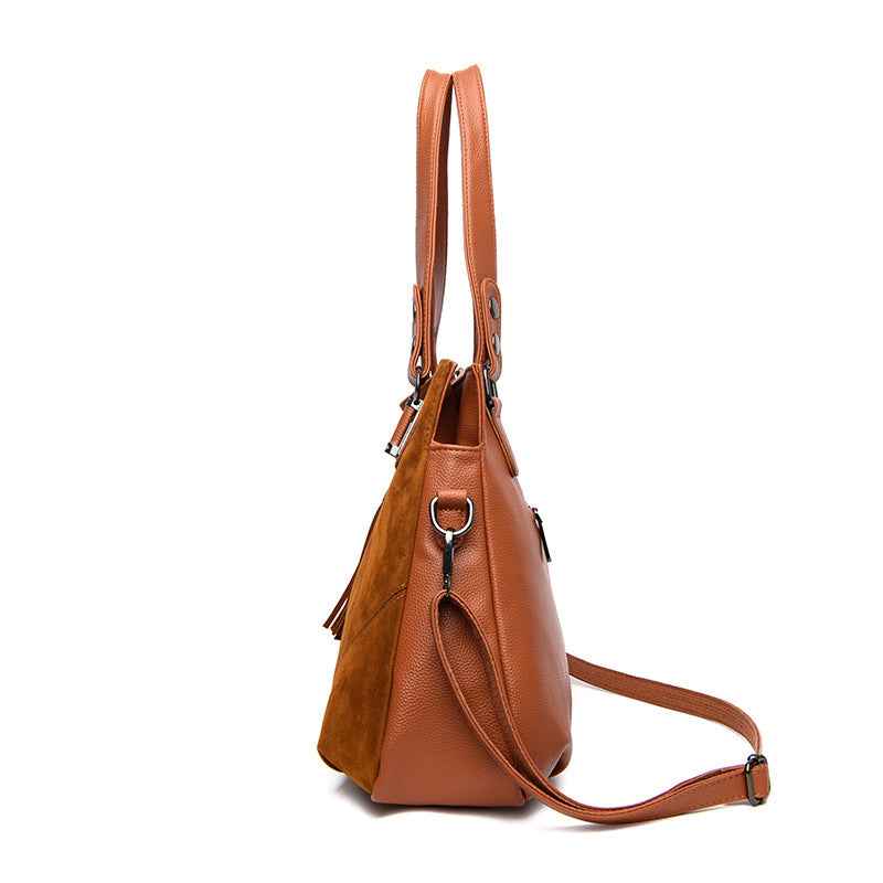 Sac Suede Retro Franges Femme | Boheme Chic