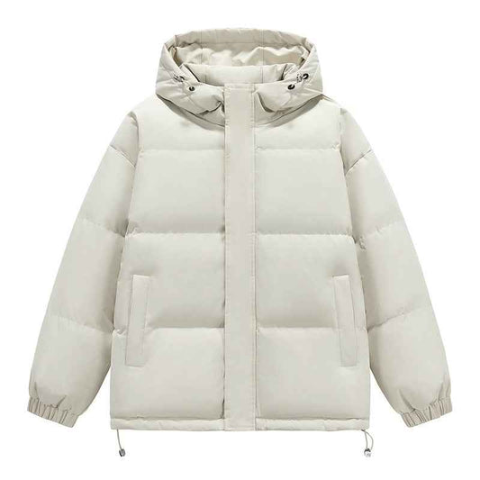 Doudoune Femme Homme Oversize Capuche | Blanc Vert