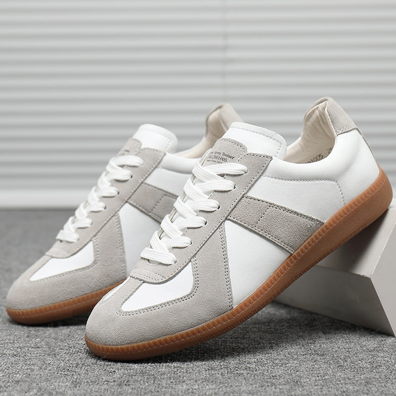 Baskets Blanches Retro Unisexes | Style Japonais Minimaliste