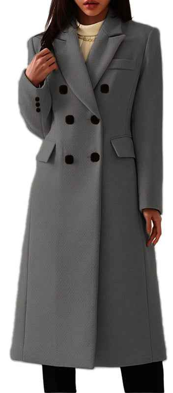 Manteau Long Laine Femme Grande Taille | Automne Hiver