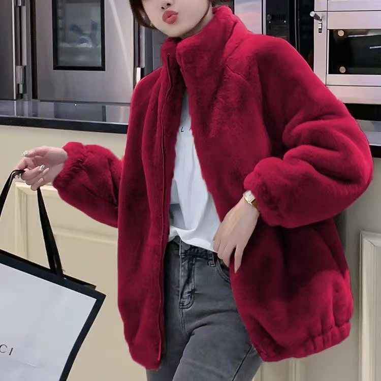 Manteau Polaire Col Roulé Femme | Double Face Chaud