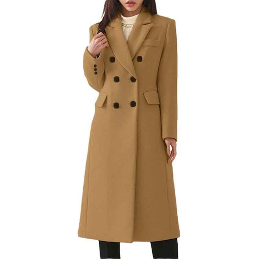 Manteau Long Laine Femme Grande Taille | Automne Hiver